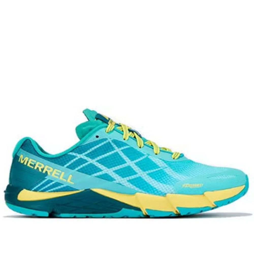 Merrell Aqua and Lime Athletic Shoes - Bare Access